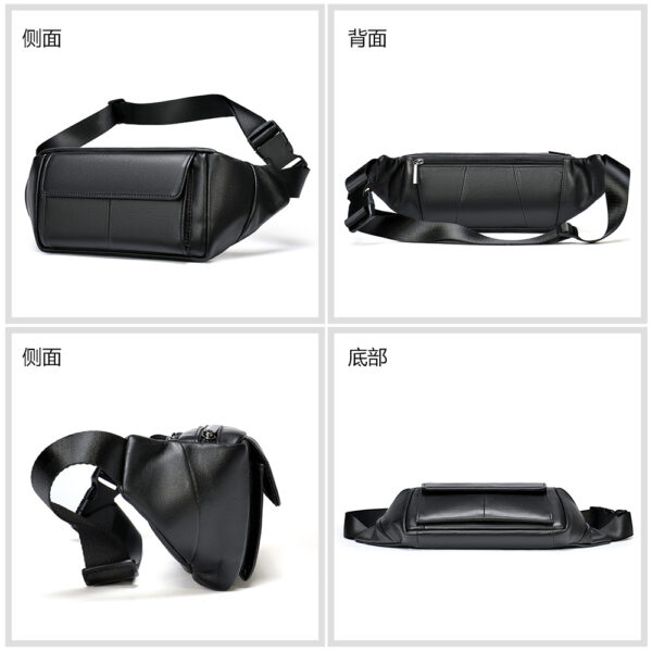 Leather waist bag - 图片 3