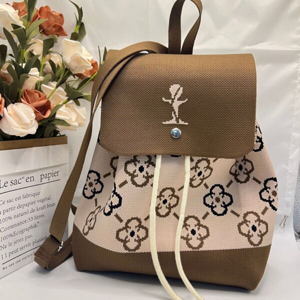Knitted Backpack - 图片 3